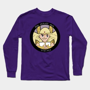 Movember She-Ra Long Sleeve T-Shirt